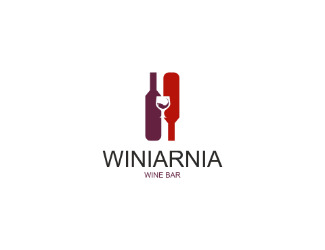 Projekt graficzny logo dla firmy online Winiarnia Wine Bar
